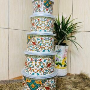 LUFLO Enamel Fresh Bowl Set (5 Pcs)