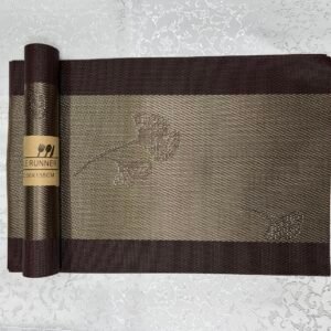 Home Trend PVC Placemat 7 Piece Folower Coffee