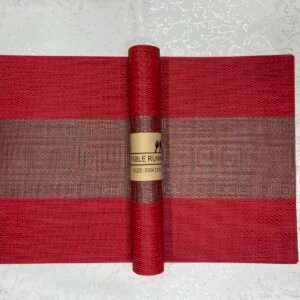 Home Trend PVC Placemat 7 piece Red