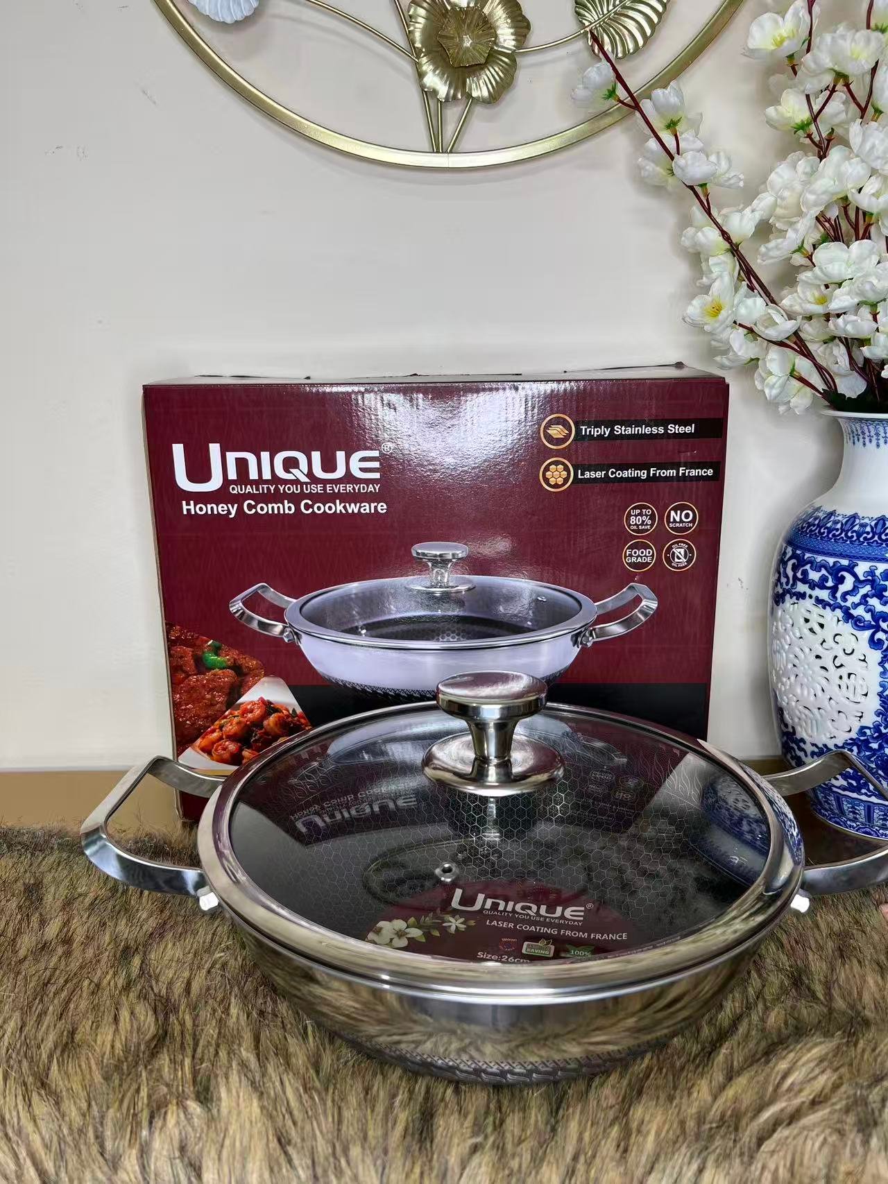 Unique SUS 316 Honeycomb Korai With Lid - Image 2